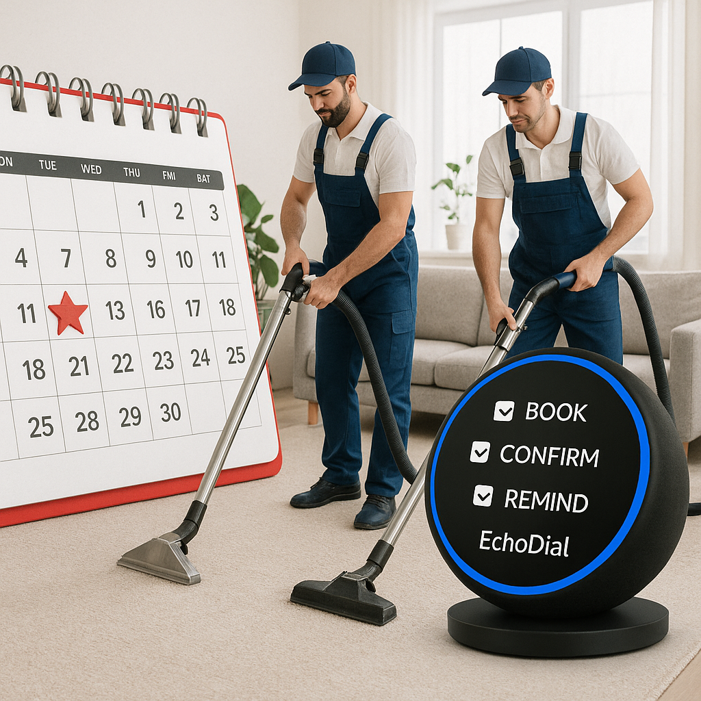 Carpet Cleaning Scheduling Software with Online Booking and Text Reminders