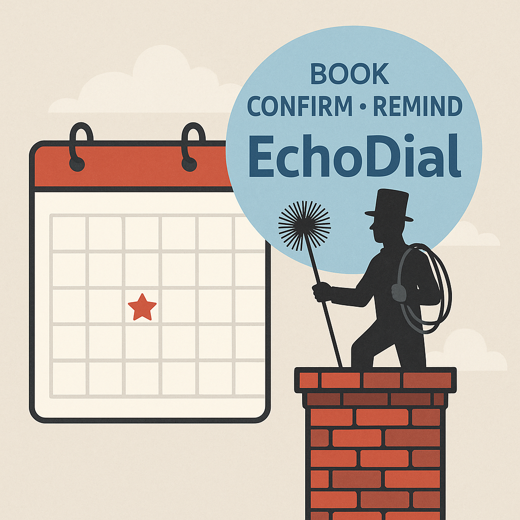 Chimney Sweep Scheduling Software with Online Booking, Prep Instructions, and Text Reminders